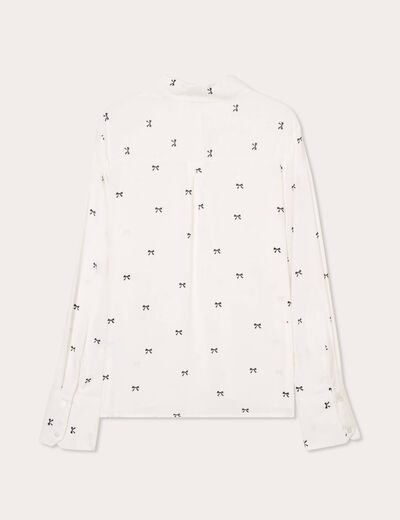 Chemise manches longues multicolore femme