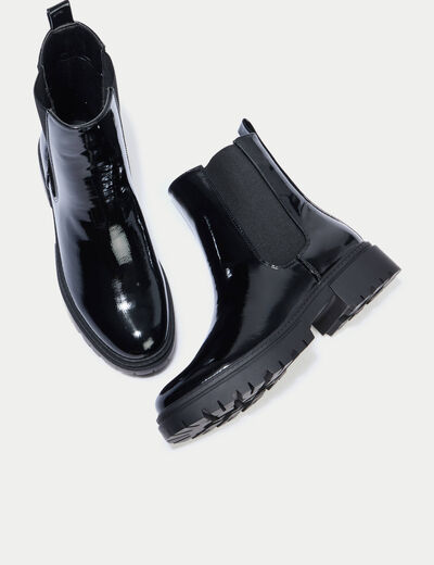 Bottines noir femme