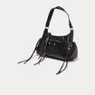 Sac port&eacute; &eacute;paule noir femme