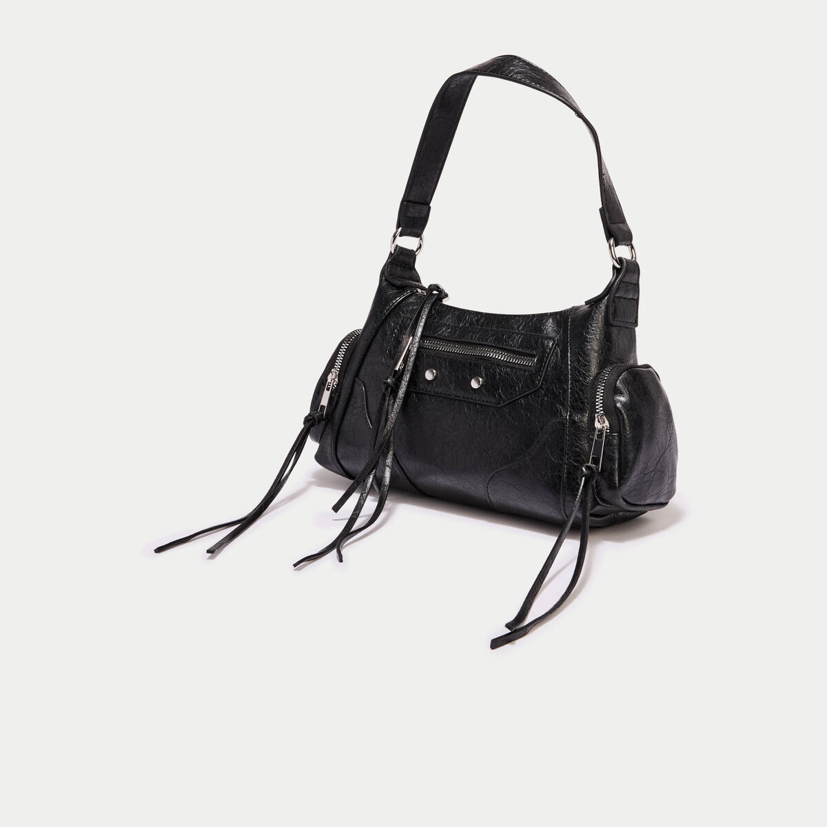 Sac port&eacute; &eacute;paule noir femme