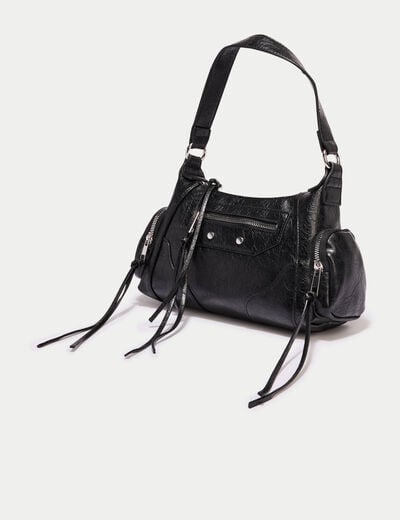 Sac port&eacute; &eacute;paule noir femme