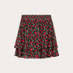 Jupe-short patineuse noir femme