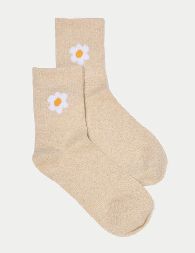 Chaussettes sable femme