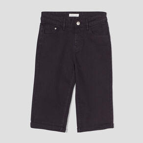 Pantacourt noir femme