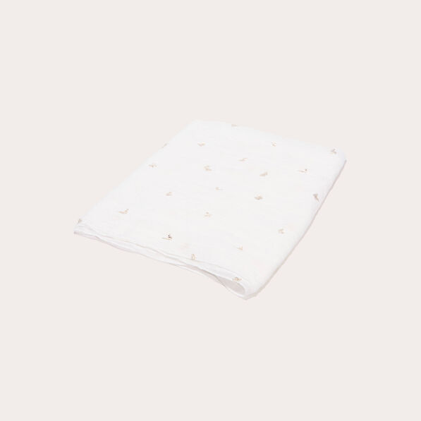 Foulard blanc femme