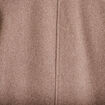 Trench court boutonn&eacute; taupe femme