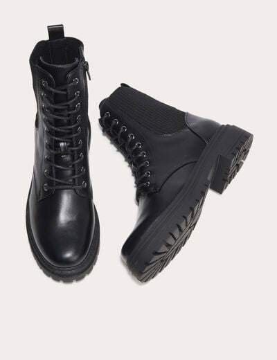 Bottines noir femme
