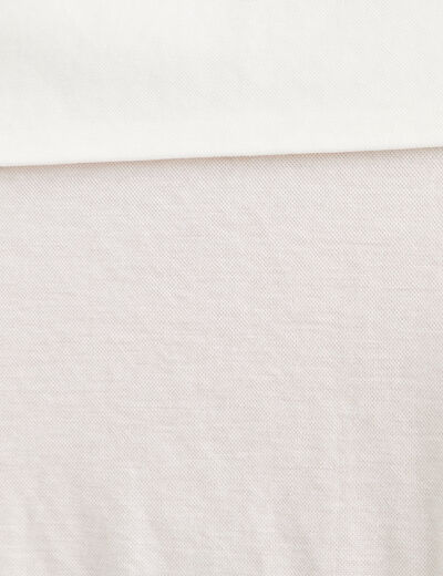 Blouse manches longues ecru femme