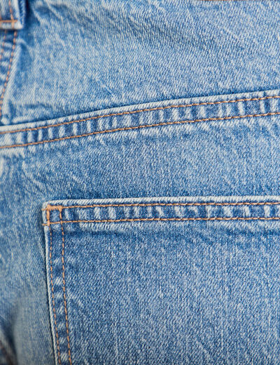 Jeans baggy taille basse denim triple stone femme