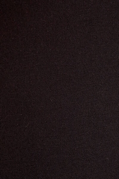 T-shirt thermique col en V noir femme