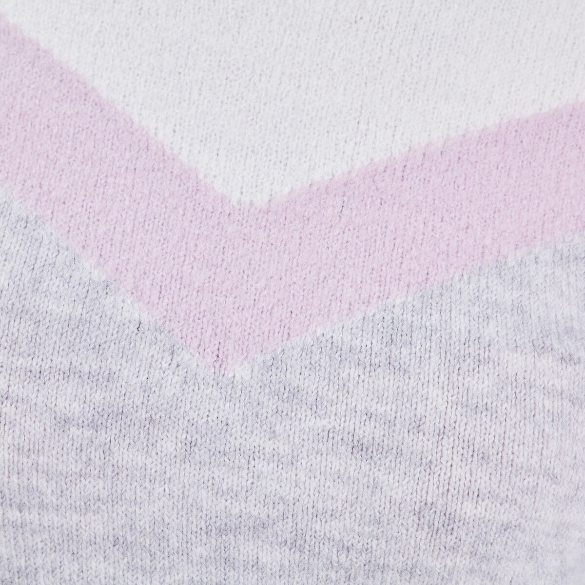 Pull épaules froncées gris clair femme