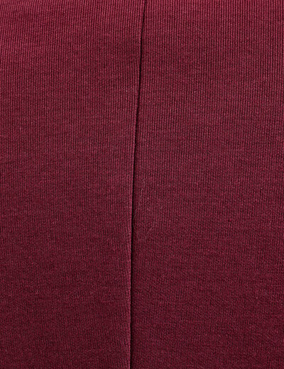 Veste blazer cintrée bordeaux femme