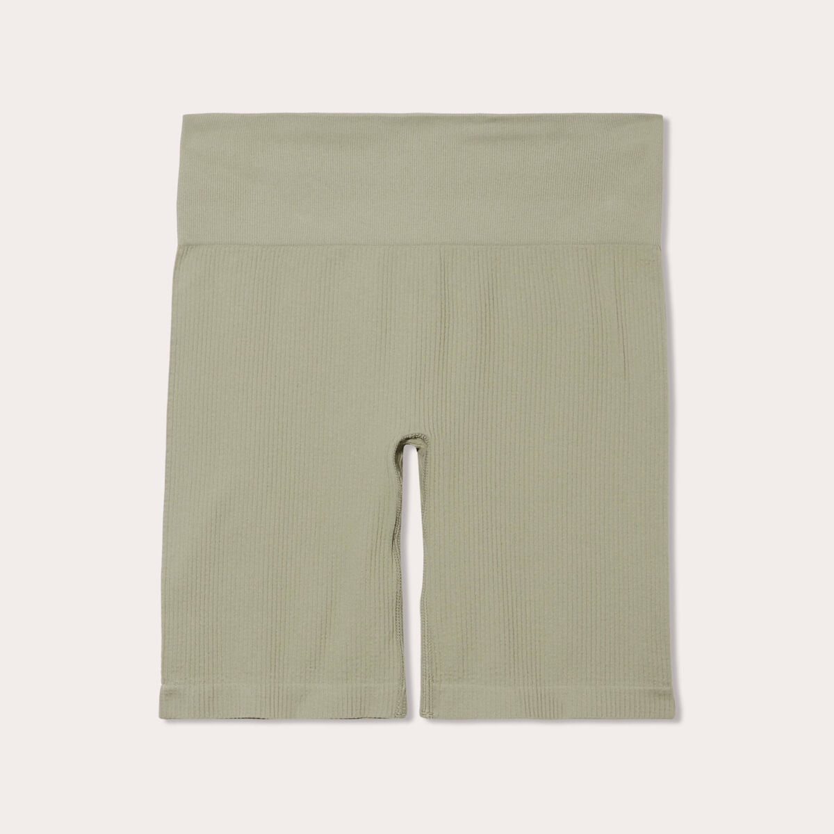 Short cycliste sans couture vert foncé femme