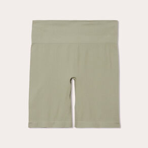 Short cycliste sans couture vert foncé femme