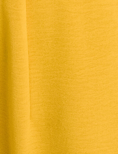 Combinaison pantalon ceinturée jaune citron femme