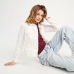 Veste en jean ecru femme
