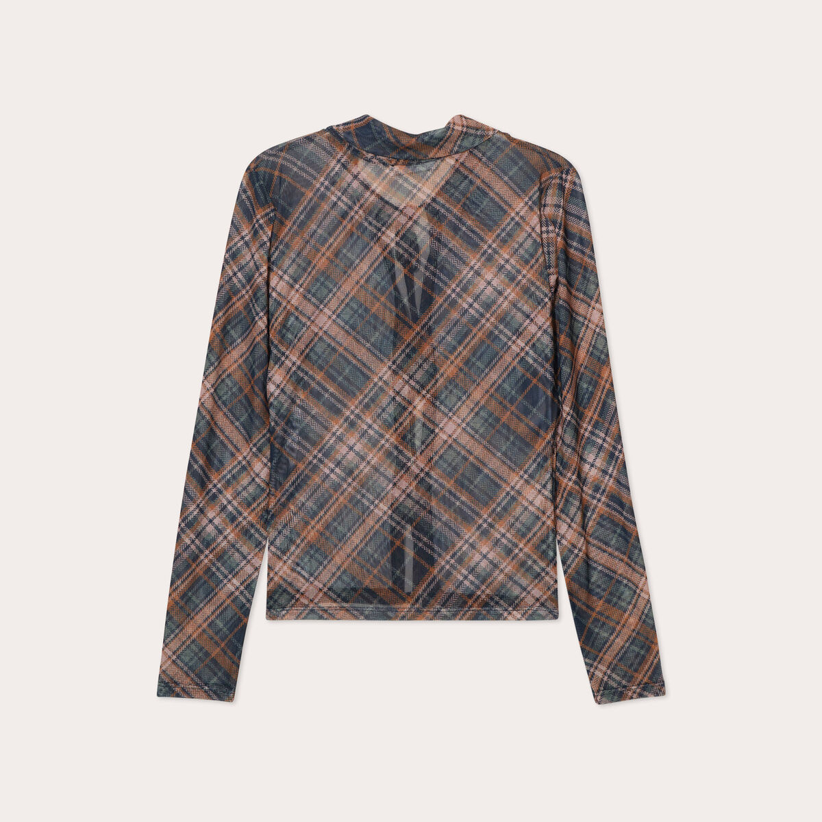 Blouse avec noeuds marron foncé femme
