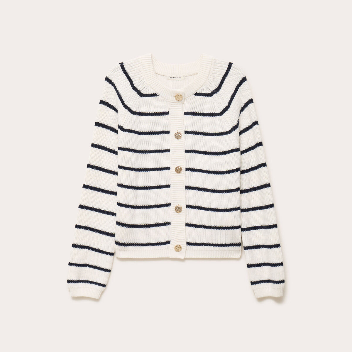 Gilet manches longues blanc femme