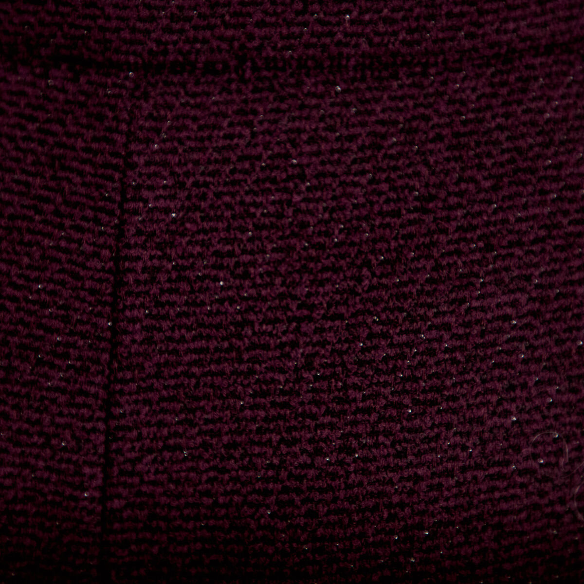Pantalon bootcut en tweed violet fonc&eacute; femme