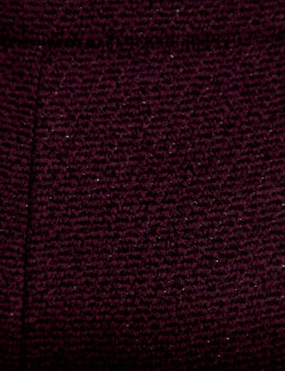 Pantalon bootcut en tweed violet fonc&eacute; femme