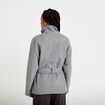 Veste oversize manches longues gris femme
