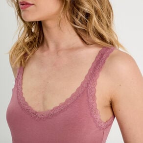 debardeur sans manches vieux rose femme Débardeur sans manches vieux rose femme