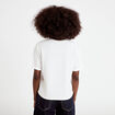 T-shirt col v manches courtes ecru femme