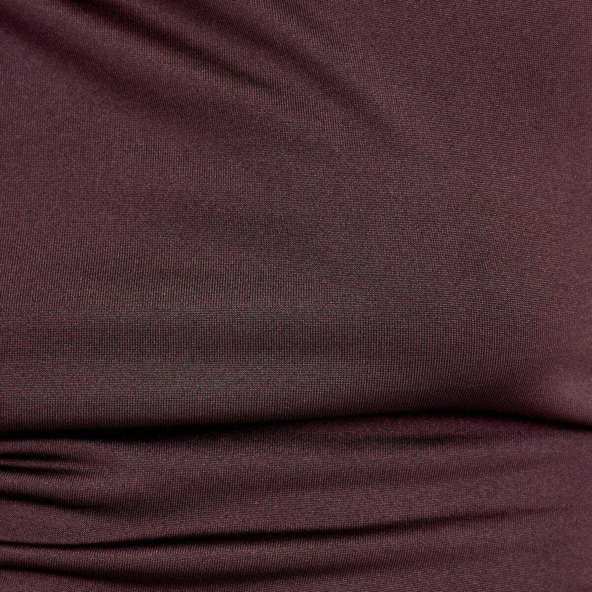 Body ajust&eacute; d&eacute;collet&eacute; sans manches marron fonc&eacute; femme