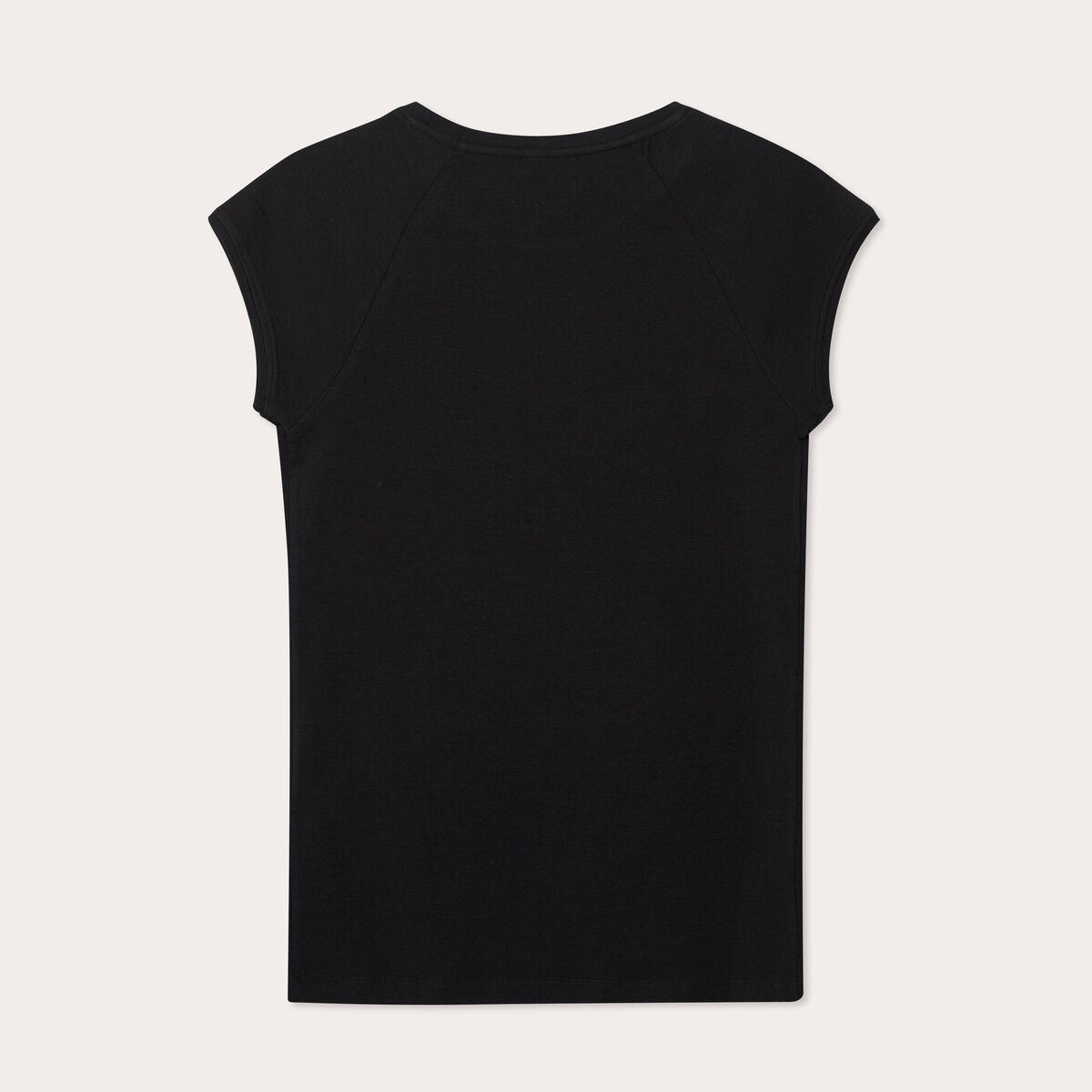 T-shirt manches courtes noir femme