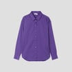 Chemise manches longues violet femme
