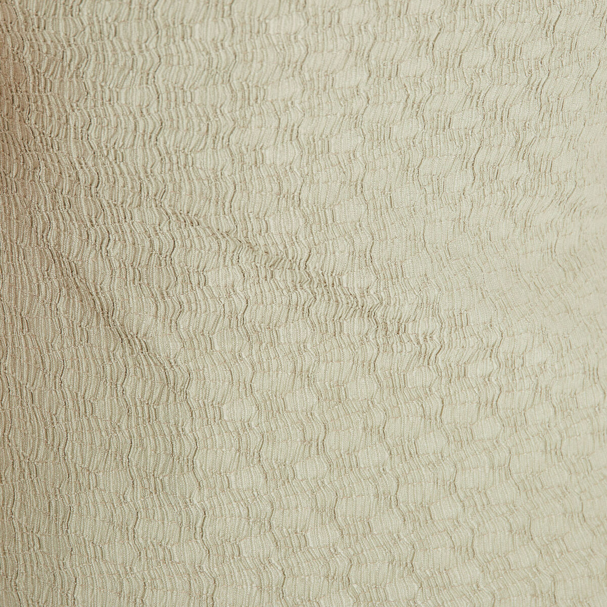 Débardeur col montant vert kaki femme