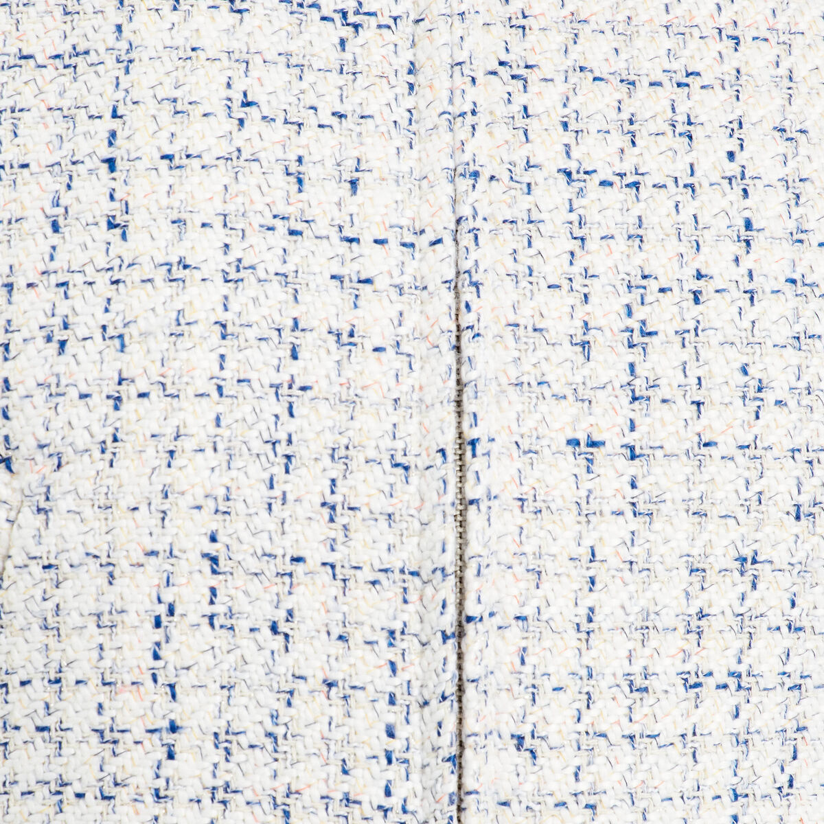 Veste courte oversize zippée blanc femme