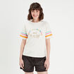 T-shirt manches courtes blanc femme