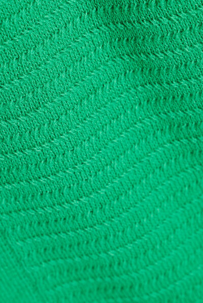 Gilet manches longues vert femme