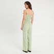 Combinaison pantalon volants vert clair femme