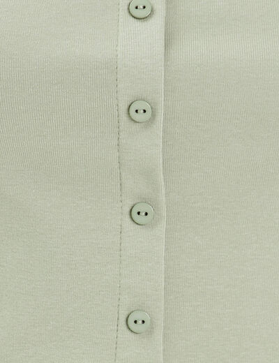 T-shirt 2-en-1 vert pastel femme