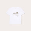 T-shirt manches courtes blanc femme