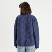 Veste matelassée bleu marine femme