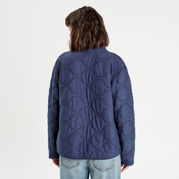 veste matelassee bleu marine femme Veste matelassée bleu marine femme