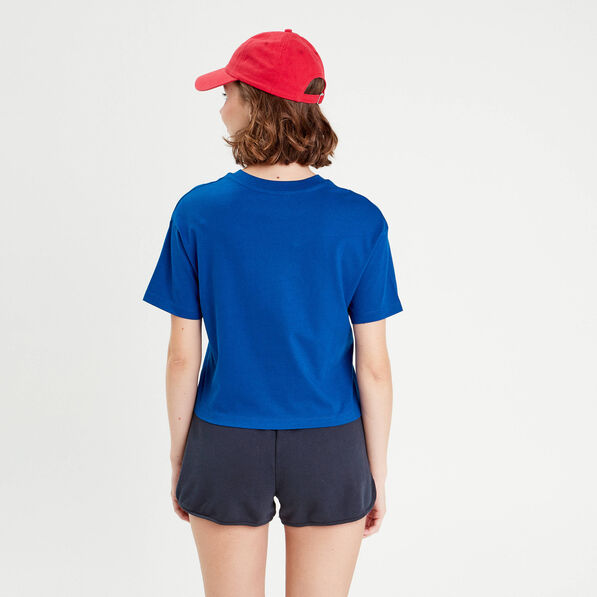 t shirt manches courtes bleu electrique femme T-shirt manches courtes bleu electrique femme