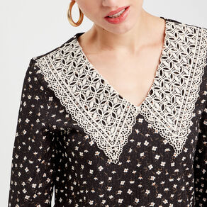 blouse manches longues noir femme Blouse manches longues noir femme