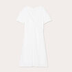 Robe empire évasée ecru femme
