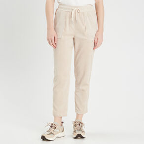 pantalon slouchy velours sable femme Pantalon slouchy velours sable femme