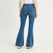 Jeans flare denim stone femme