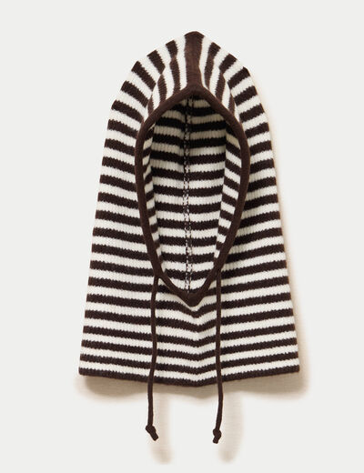 Cagoule ecru femme