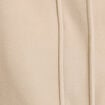 Manteau mi-long &agrave; capuche beige femme
