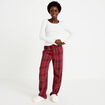 Pyjama manches longues rose femme