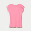 T-shirt manches courtes rose vif femme