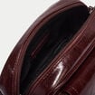 Sac similicuir bordeaux femme