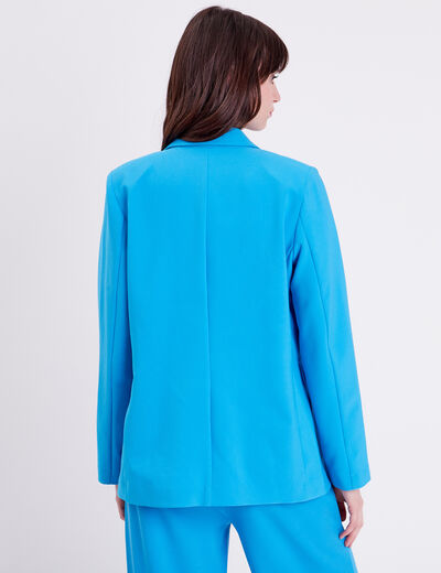 Veste blazer bleu femme